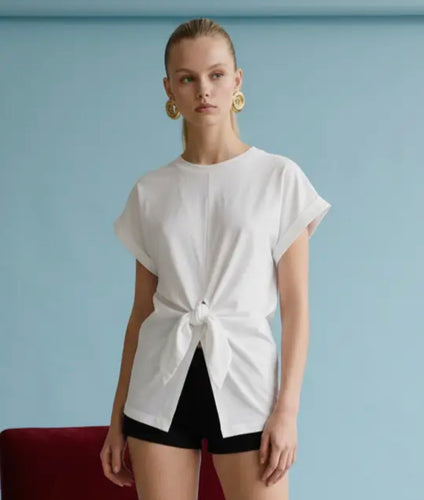 Front Knot Tee