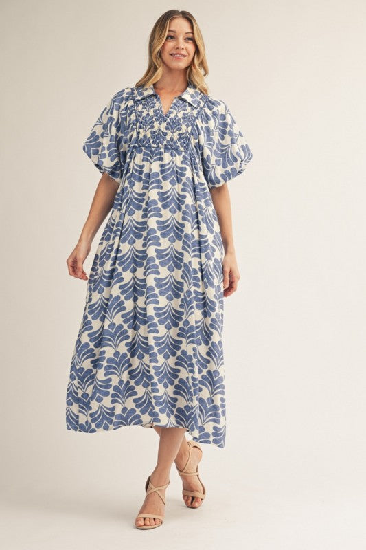 Bluebell Block Print Dress
