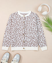 Knit Leopard Cardigan