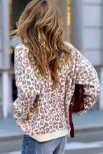 Knit Leopard Cardigan