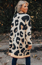 Leopard Open Cardigan