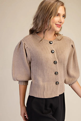 Sweetheart Knit Cardigan