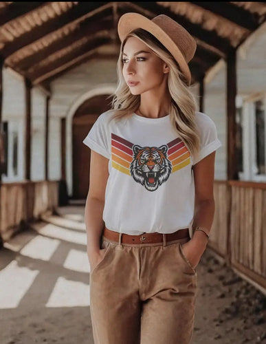 Retro Tiger Stripe Tee