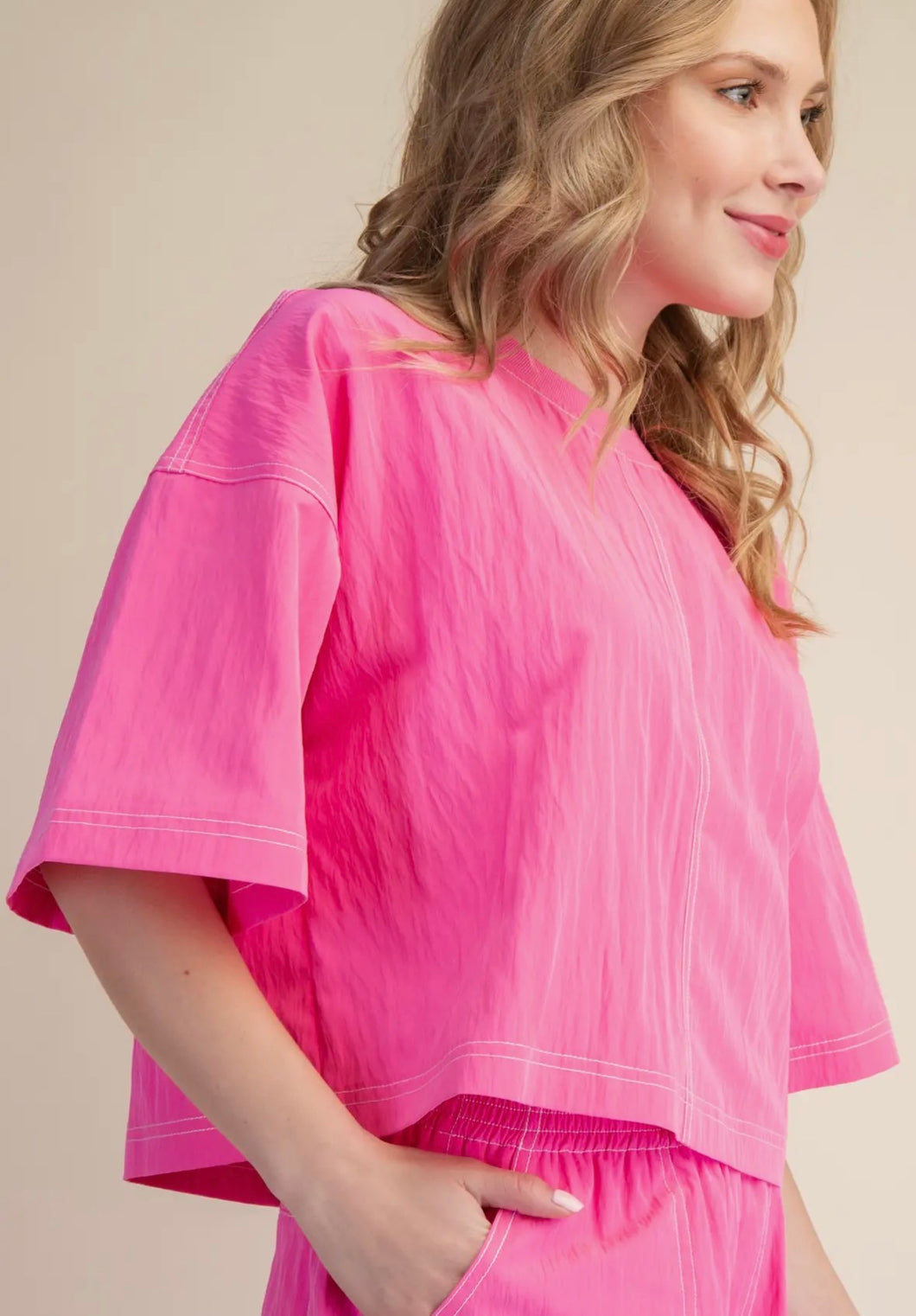 Bubble Gum Stitch Top