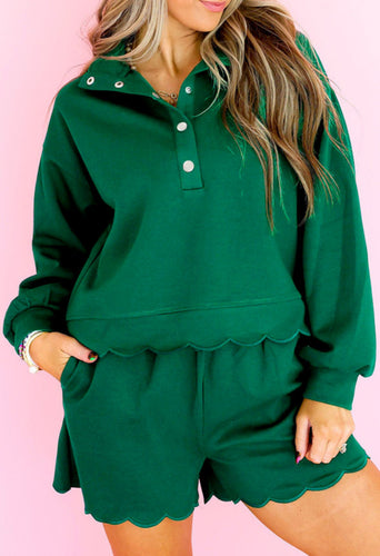 Emerald Scallop Lounge Set