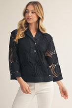 Noir Lace Blouse