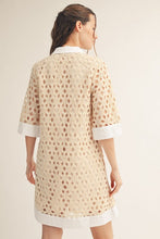 Ivory Lace Shift Dress