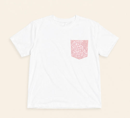 Blush Spark Pocket Tee