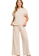 Slub Short Sleeve Set (More Colors)