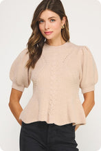 Soft Whispers Puff-Sleeve Knit