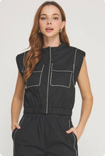 Black Label Vest Top