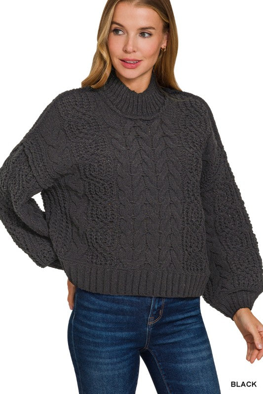 Cable Crush Sweater