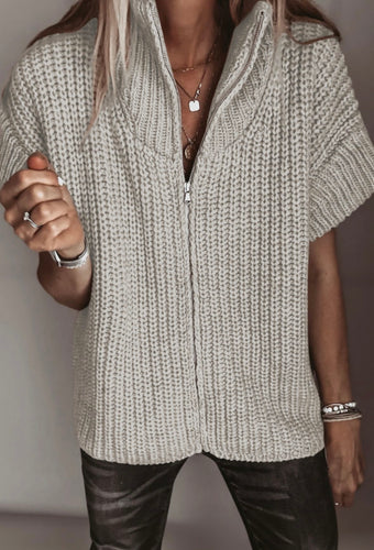 Easy Does It Zip Sweater