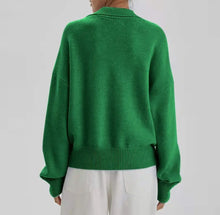 Emerald Collared Sweater