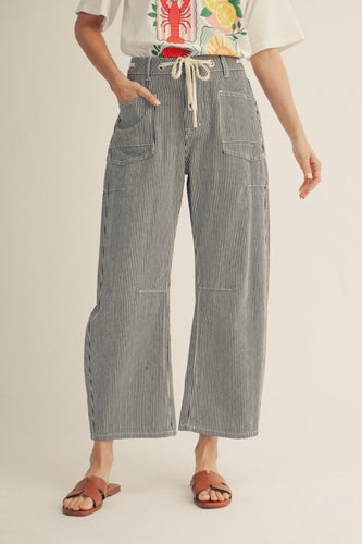 Stripe Utility Pants