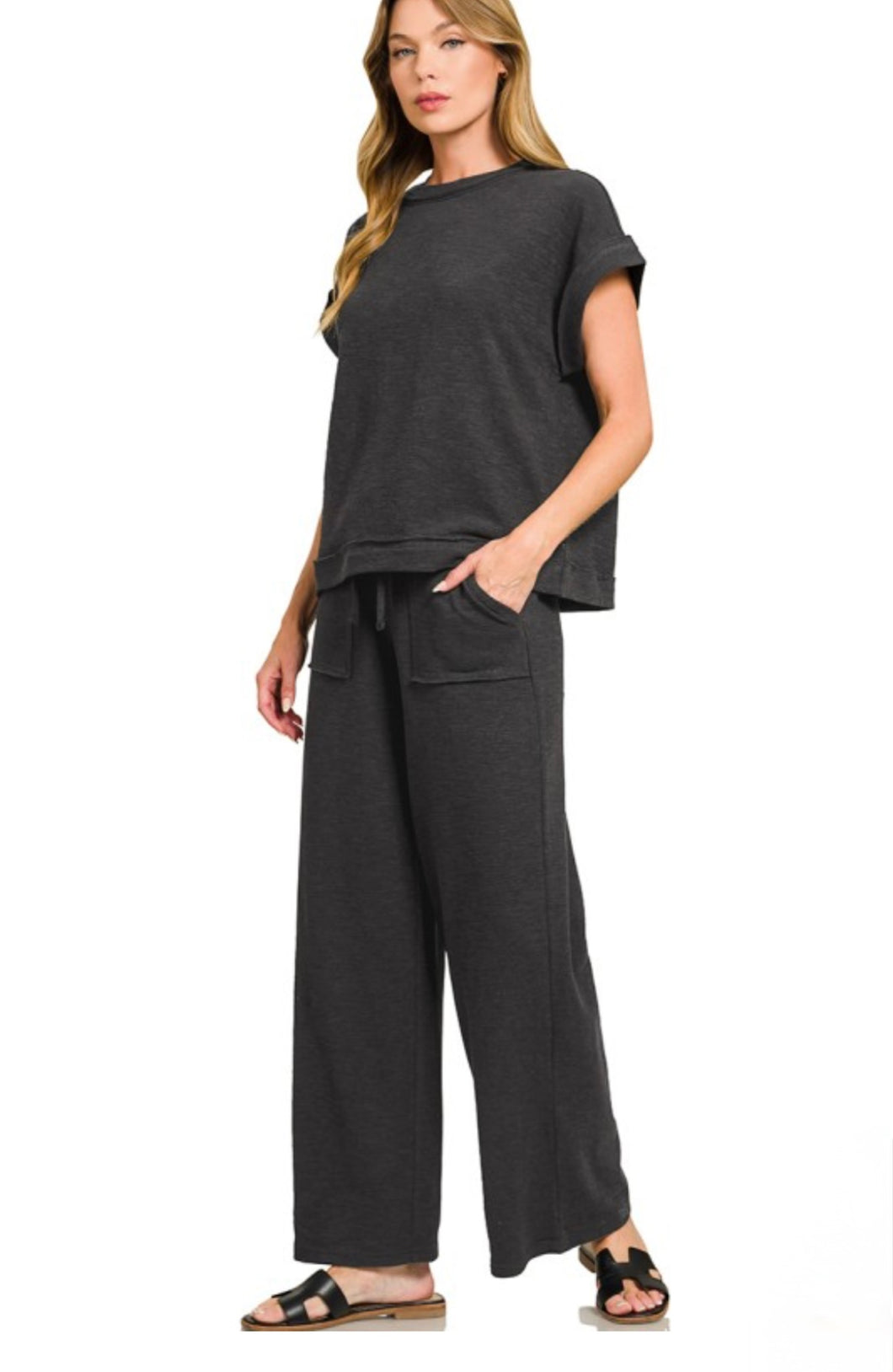 Short Sleeve Slub Set