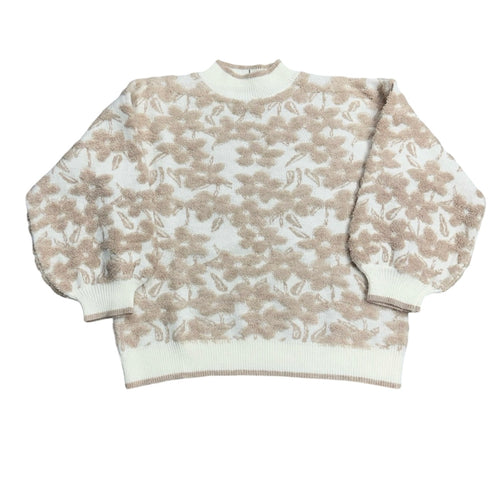 Floral Jacquard Sweater