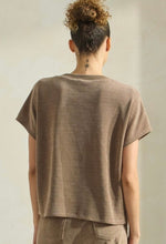 Corduroy Short Sleeve Top
