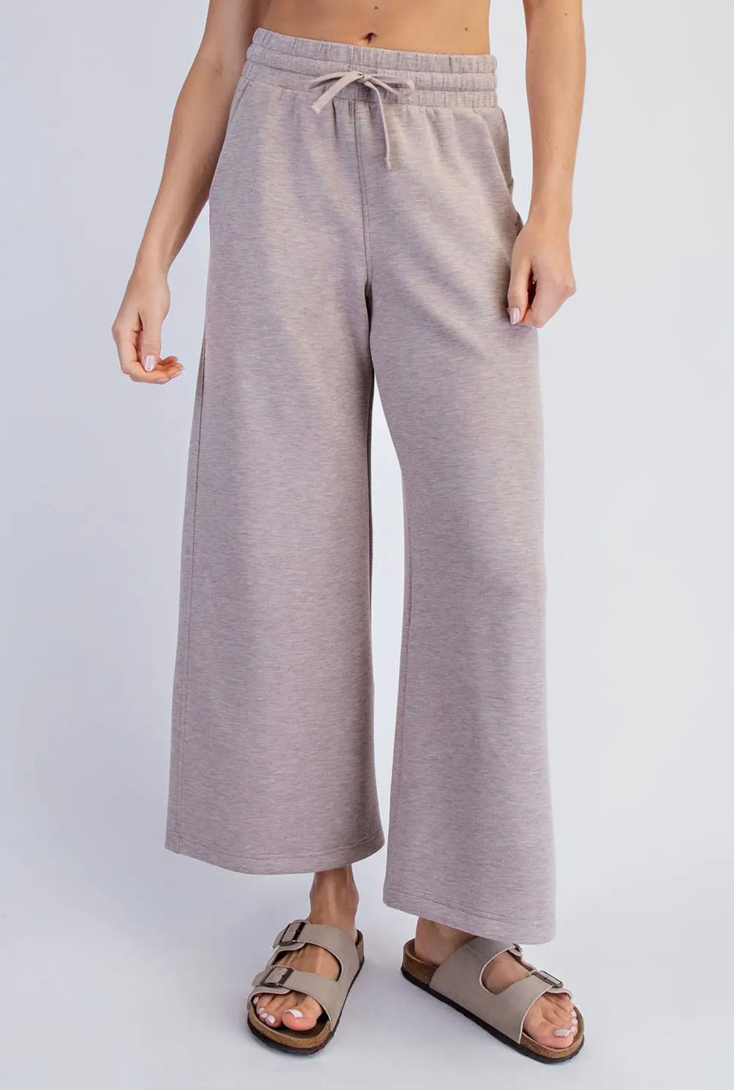 Taupe Pull On Pants