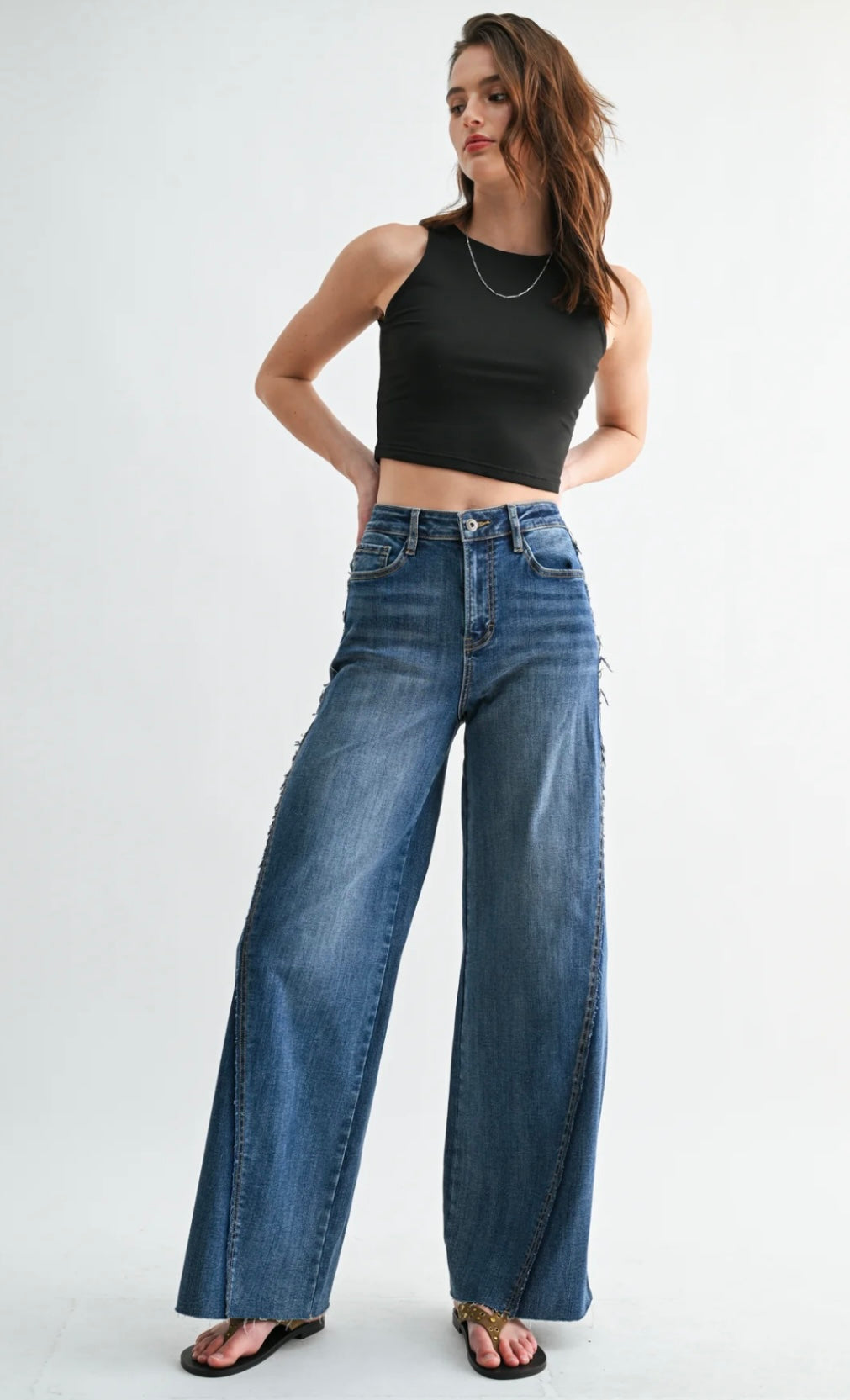 Side Hustle Wide Leg Denim