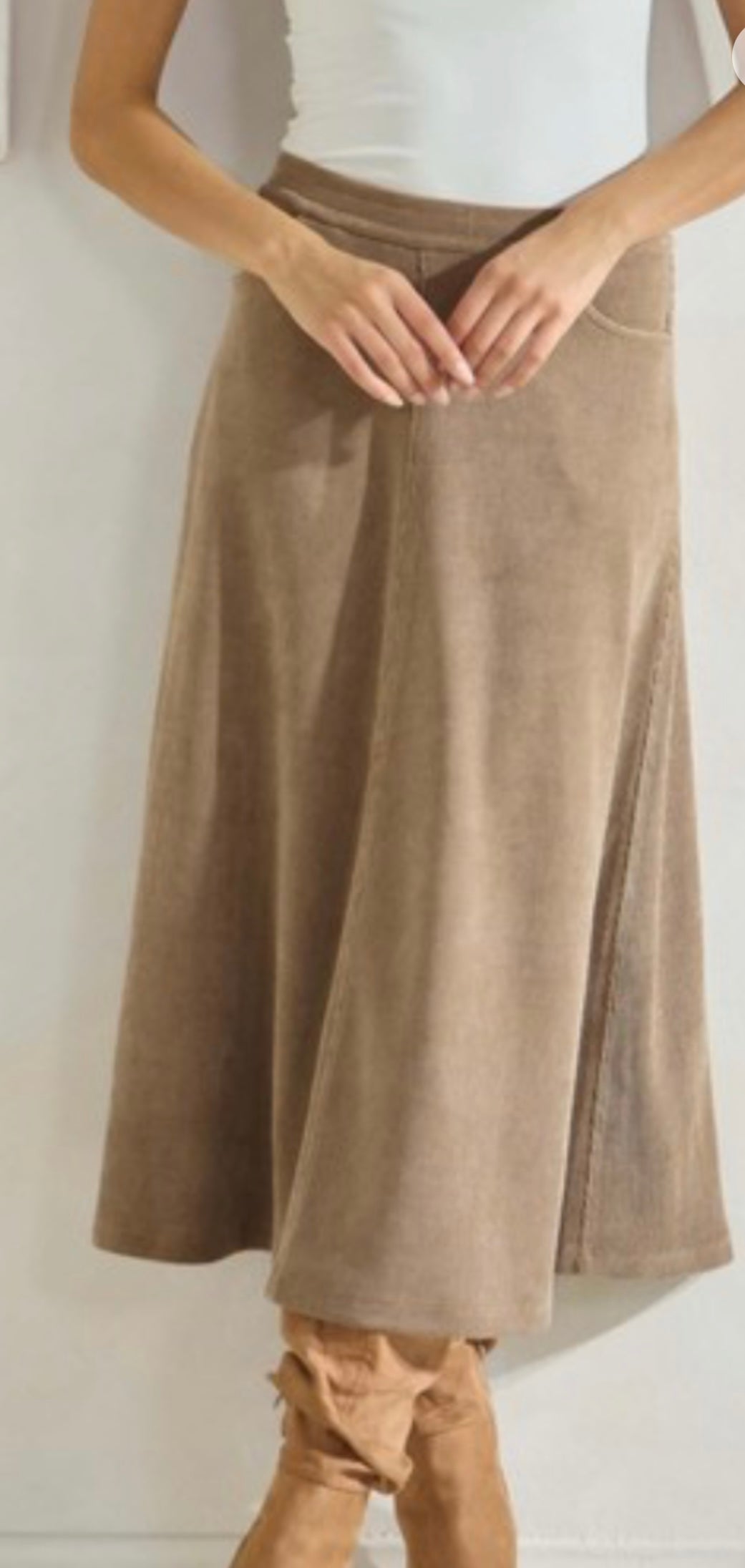 Corduroy Skirt (Final Sale)