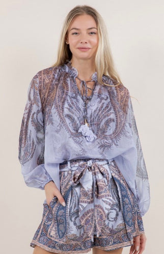 Paris Paisley Top