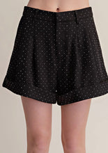 Midnight Spark Pleated Shorts