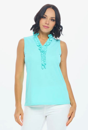 Nadia Sleeveless Ruffle