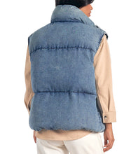 Denim Puffer Vest (More Colors)