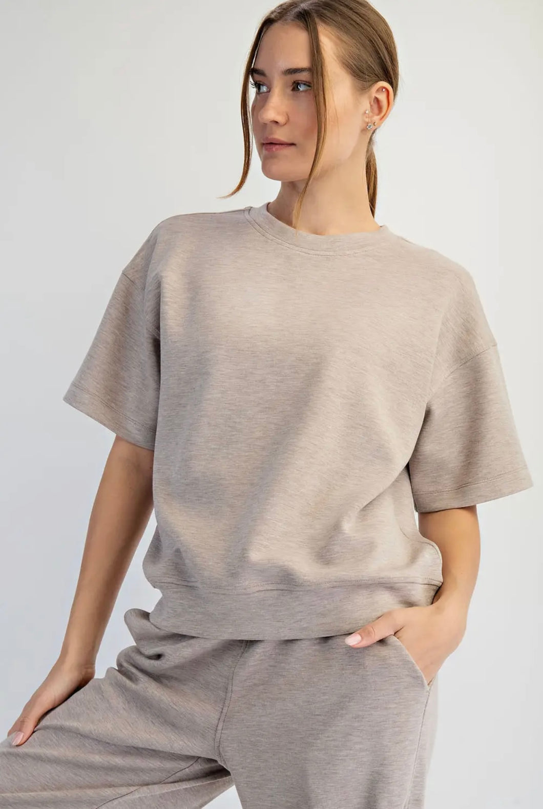 Taupe Lounge Top