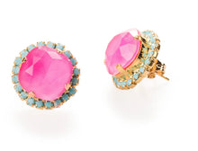 Jayne Crystal Trim Earrings (More Colors)