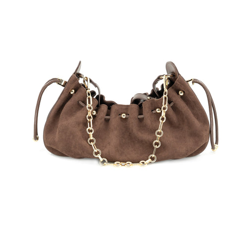 Chocolate Suede Bag