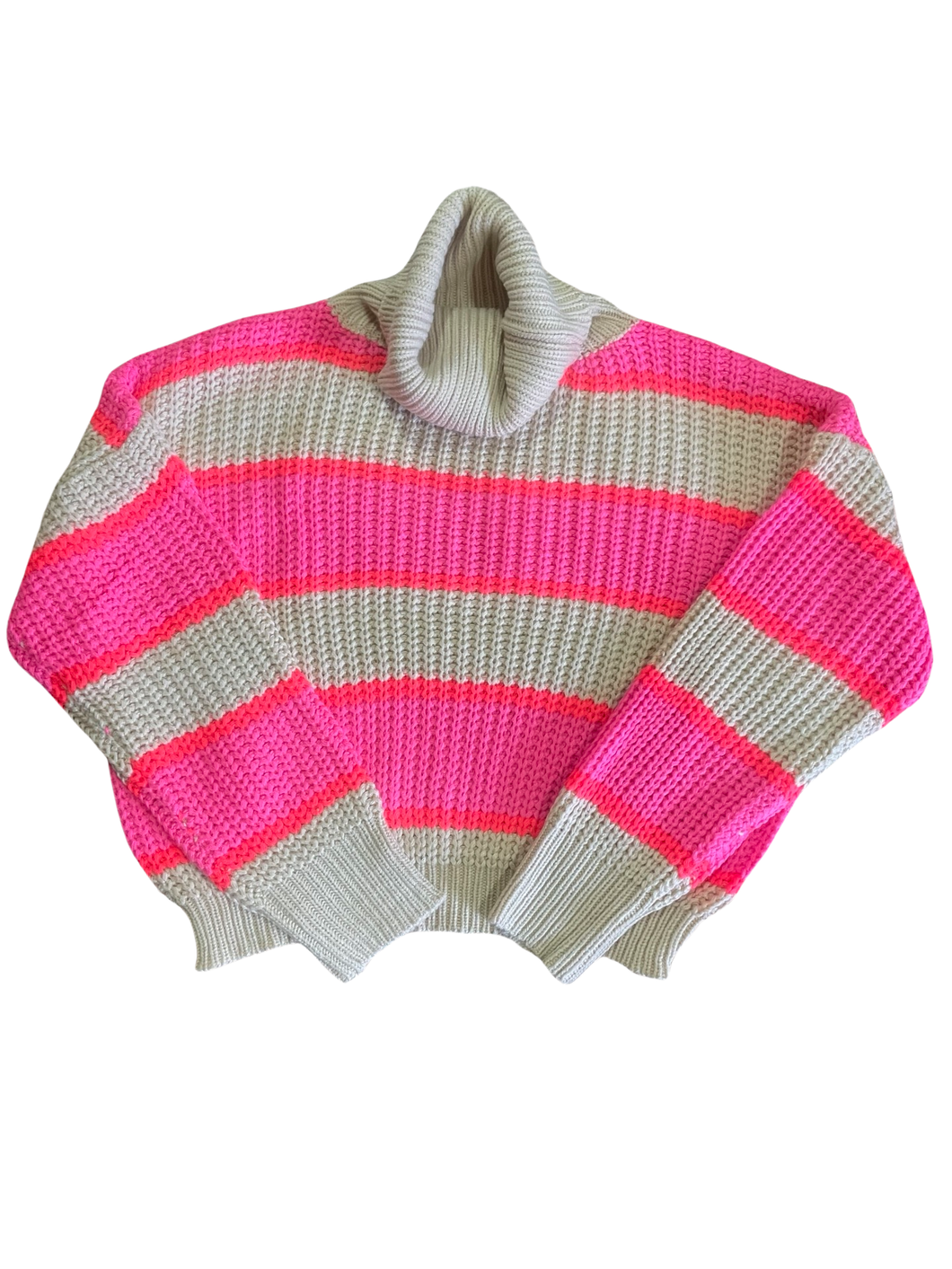 Nude and Neon Sweater