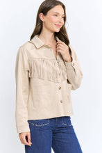 Suede Fringe Jacket