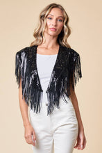 Midnight Rodeo Sequin Shawl