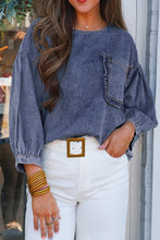 Southern Bell Denim Top