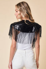Midnight Rodeo Sequin Shawl