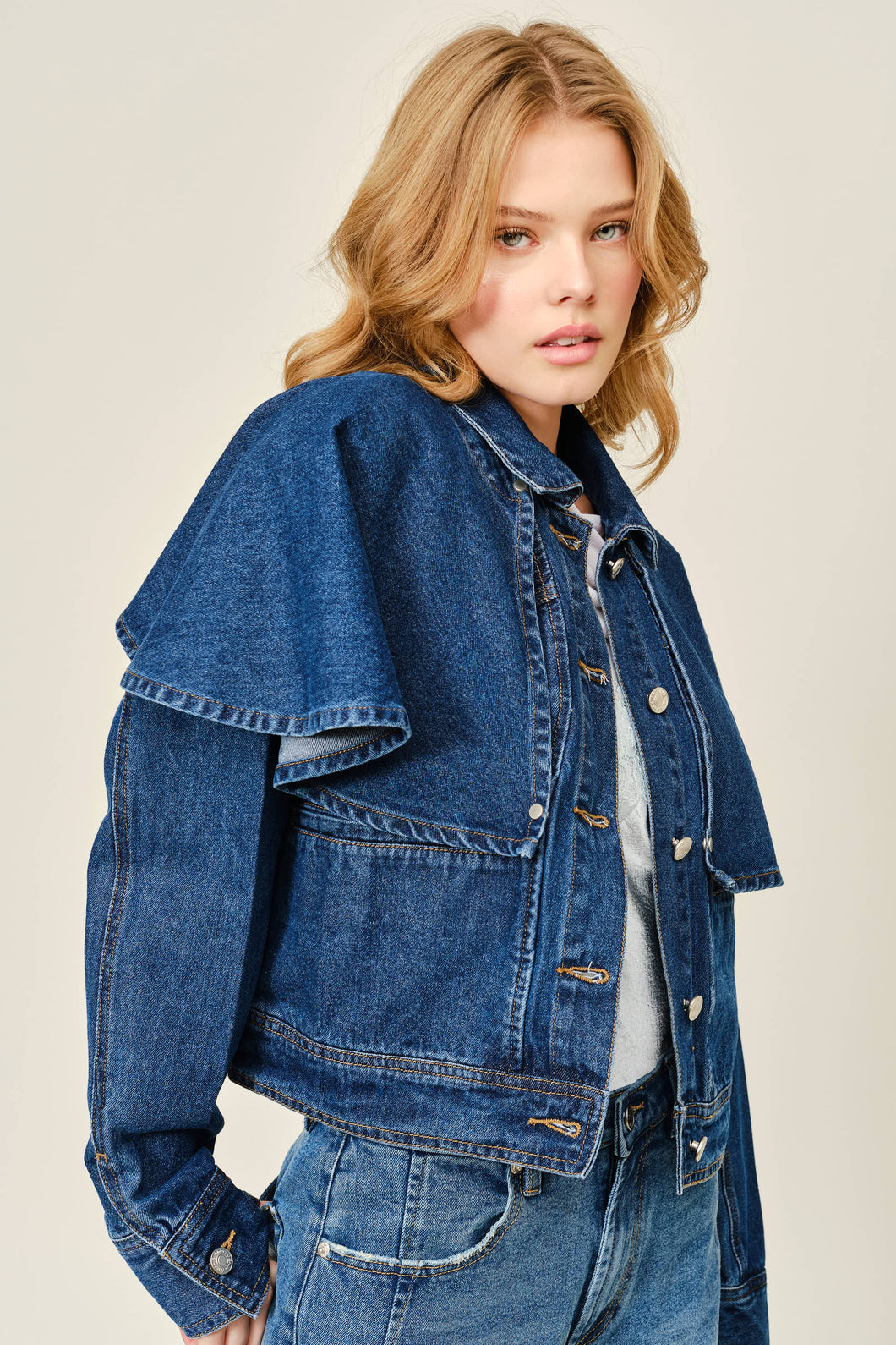 Removable Cape Jacket