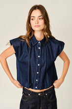 Indigo Pop Bubble Top
