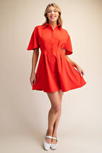 Red Hot Shirt Dress