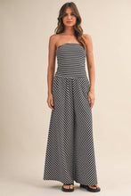 Lines Strapless Jumpsuit