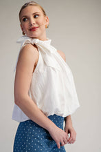 High Neck Tie Top (More Colors)