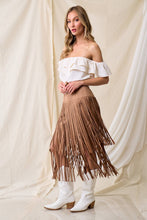 Saddle Sway Fringe Skirt