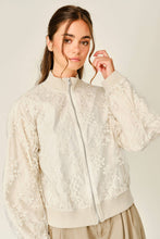 Floral Lace Bomber