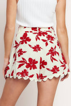 Scarlet Scallop Shorts