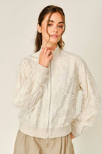 Floral Lace Bomber