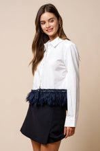 Feather & Beads Top
