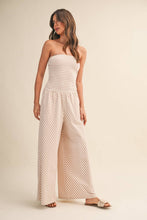 Lines Strapless Jumpsuit