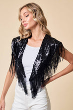 Midnight Rodeo Sequin Shawl
