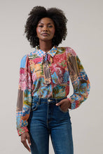 Melani Tropical Blouse